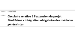 Mediprima : Intégration des médecins généralistes