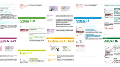 Info fiches. Verblijfsdocumenten en tenlastename van de medische kosten.