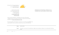 CPAS&nbsp;: Circulaire concernant les règles de procédures relatives à une demande d’aide au CPAS