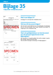 Info fiche. Bijlage 35.