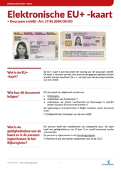 Info fiche. EUplus-kaart