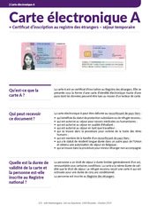 Fiche info. Carte A.