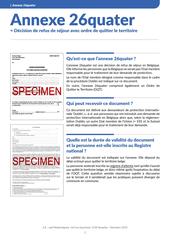 Fiche info. Annexe 26quater