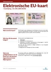 Info fiche. EU-kaart