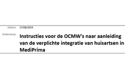 OCMW en Mediprima: verplicht gebruik door huisartsen