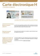 Fiche info. Carte H.