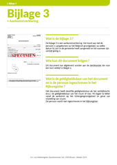 Info fiche. Bijlage 3.